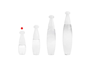 Пластмасова прозрачна бутилка 5 мл с "нос" и винтова капачка - 50 бр.-изображение_група