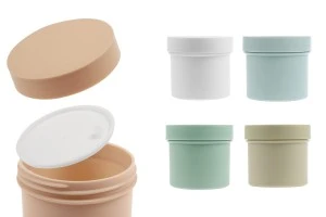 Цветни матови пластмасови (PP) буркани 150 мл с капачка с уплътнител -изображение_продукт