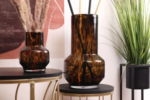 Стъклен декортивен буркан с размер  200x350 мм-изображение_група