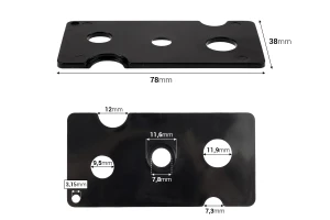 Пластмасов инструмент за изваждане на рол-он топчета от бутилки-изображение_размери