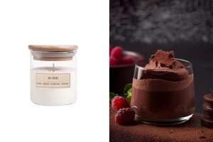 Ароматна ръчно изработена свещ 16-3011 - 110 gr. с дърверн фитил-изображение_продукт