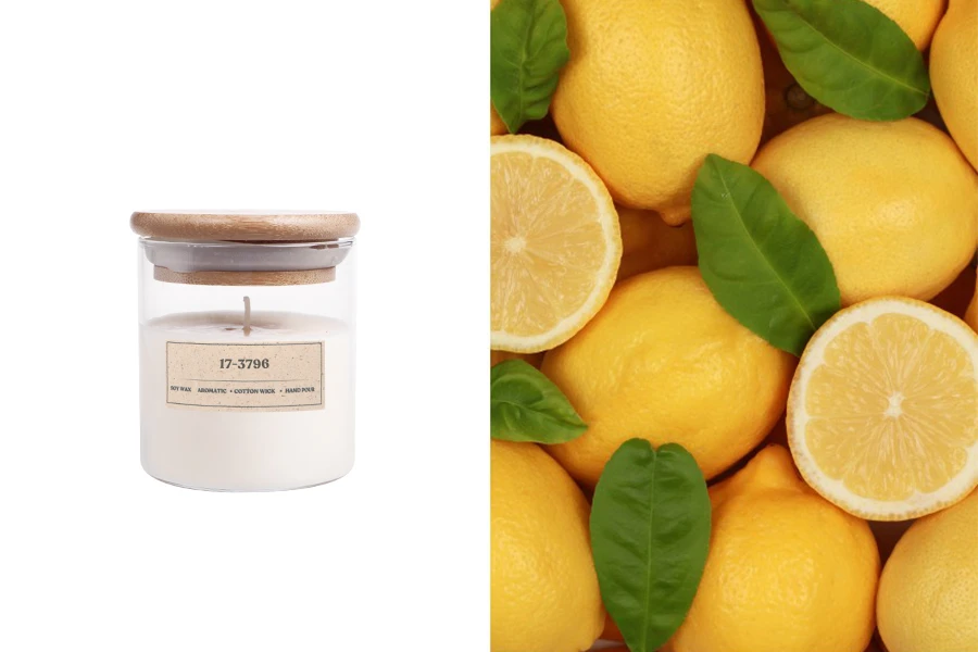 Ароматна свещ 110 гр с памучен фитил 17-3796-изображение_продукт