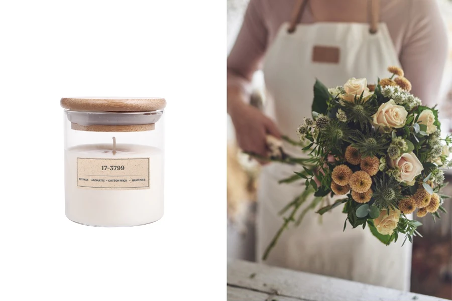 Ароматна свещ 110 гр с памучен фитил 17-3799-изображение_продукт