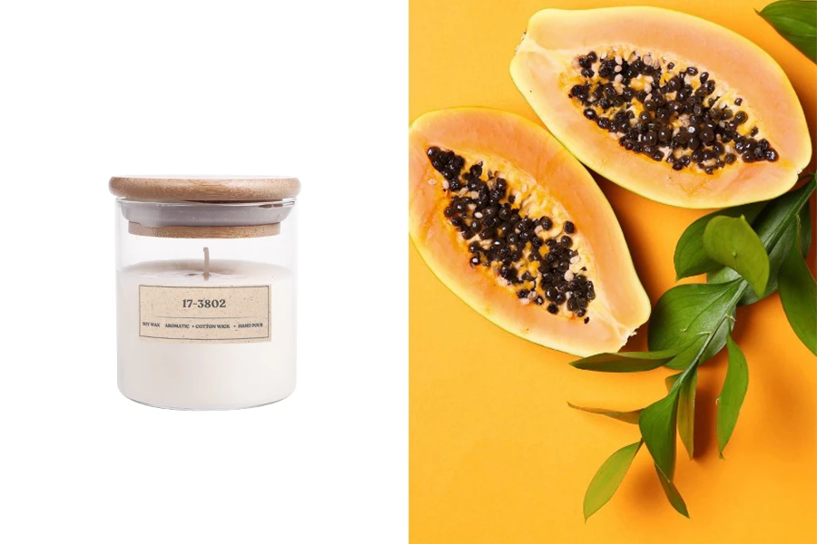 Ароматна свещ 110 гр с памучен фитил  17-3802-изображение_продукт