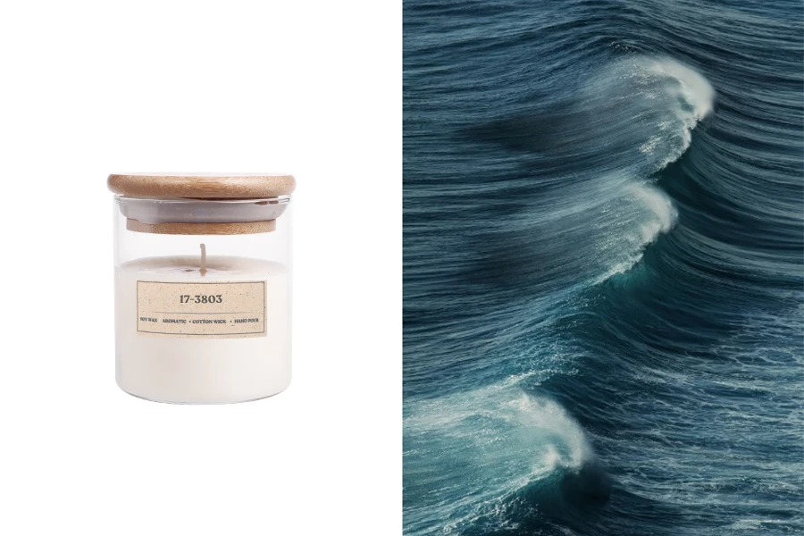 Ароматна свещ 110 гр с памучен фитил 17-3803-изображение_продукт