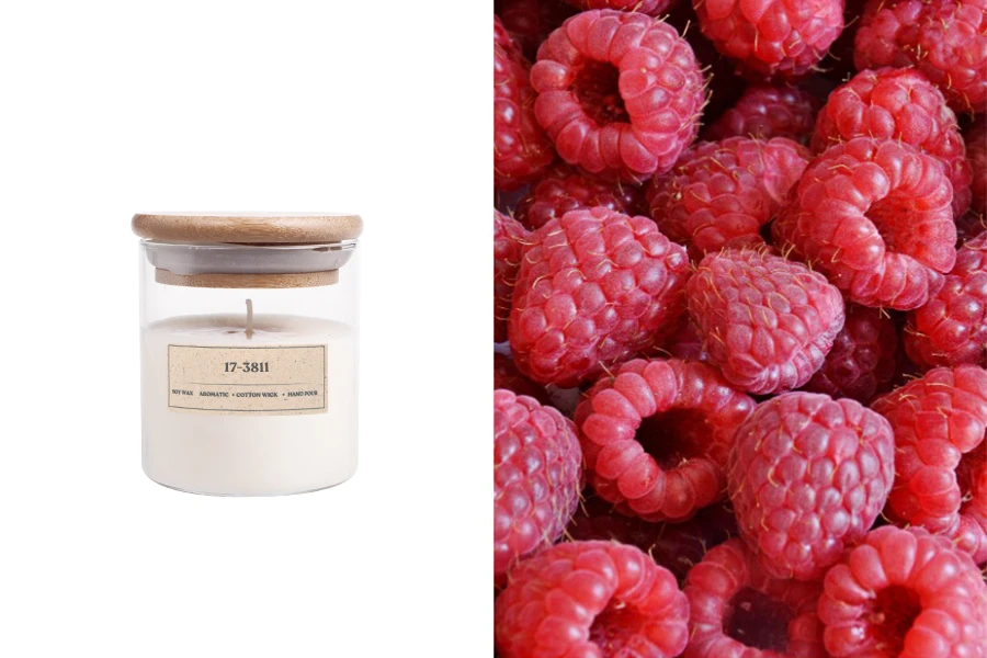 Ароматна свещ 110 гр с памучен фитил 17-3811-изображение_продукт