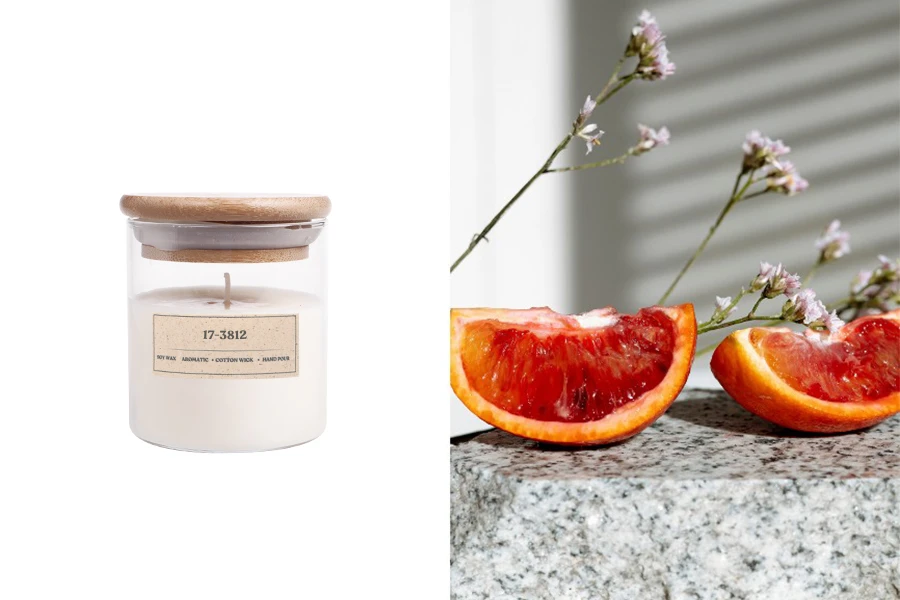 Ароматна свещ 110 гр с памучен фитил 17-3812-изображение_продукт