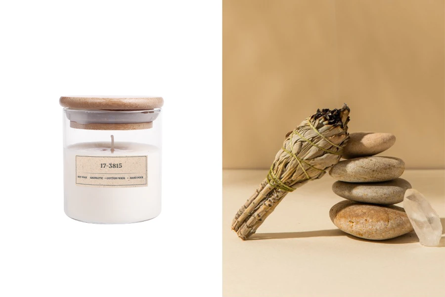 Ароматна свещ с памучен фитил 17-3815 (110 гр.) -изображение_продукт