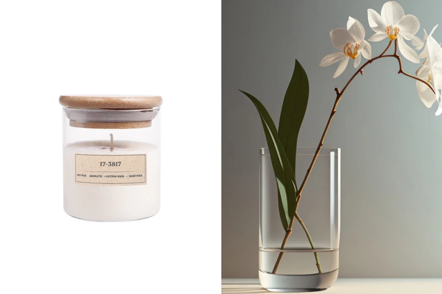 Ароматна свещ 110 гр с памучен фитил  17-3817-изображение_продукт