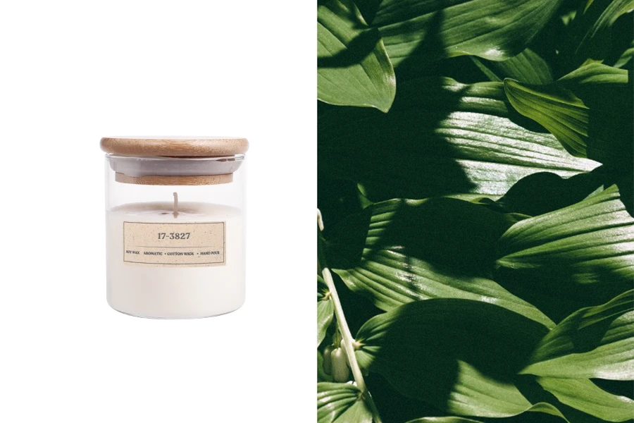 Ароматна свещ 110 гр с памучен фитил 17-3827 -изображение_продукт