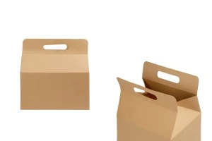Крафт кутия за опаковане тип куфар 250x170x255 мм с подсилено дъно - 20 бр.-изображение_продукт