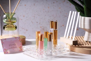 Щанд (стойка)  от плексиглас 190x140x28 с 24 места  (дупка с отвор 25 mm)-изображение_група