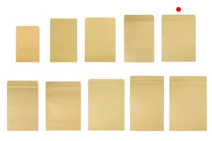 Крафт опаковка тип DOY PACK с размери 150x40x210 mm - 50 бр.-изображение_група