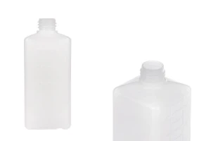 Пластмасова бутилка 500 ml квадратна, полупрозрачна (PP28)-изображение_продукт