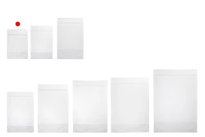 Прозрачна Doy Pack опаковка с размери  90x30x130 mm с цип - 100 бр.-изображение_група
