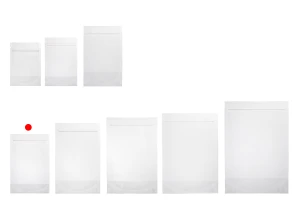 Прозрачна опаковка  Doy Pack 120x40x200 mm с цип  - 100 бр.-изображение_група