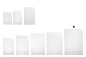 Прозрачна опаковка Doy Pack 200x50x295 mm с цип - 100 бр.-изображение_група