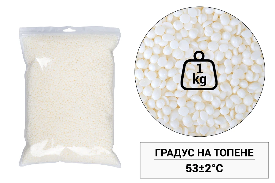 Растителен соев восък под формата на таблетки за смучене - 1 кг Растителен соев восък под формата на таблетки за смучене - 1 кг-изображение_продукт