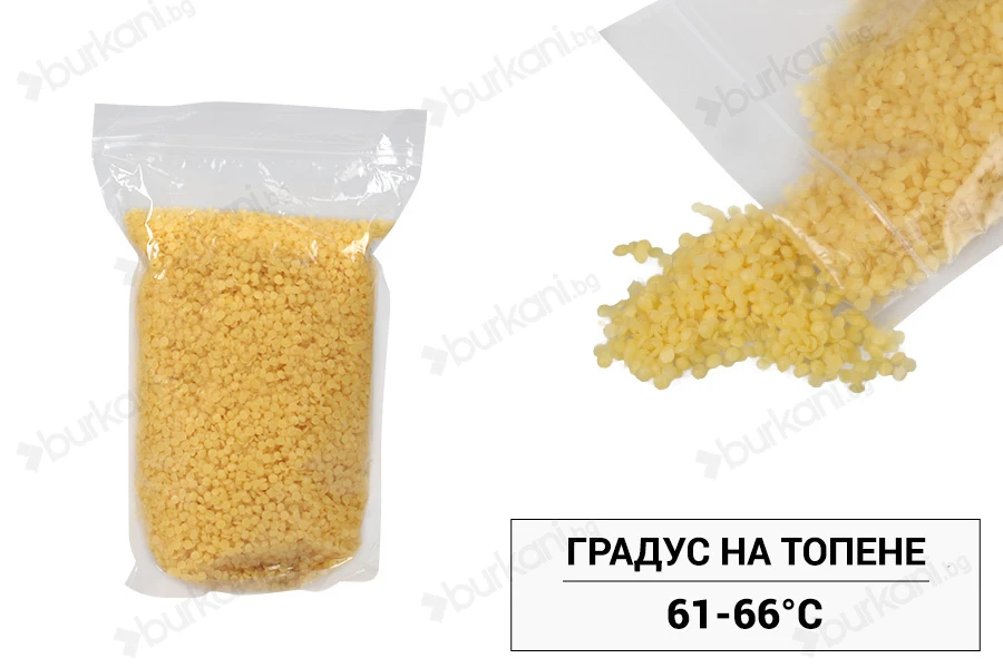 Жълт пчелен восък на пелети - 1 кг-изображение_продукт