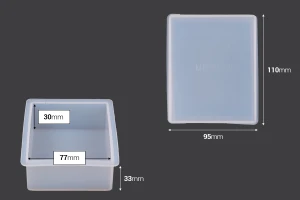 Силиконови форми за сапун и течно стъкло (Комплект от 8 броя)-изображение_група