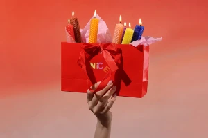 Комплект за създаване на свещи - свещи от пчелен восък в различни цветове (5 листа)-изображение_група