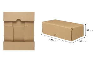 Картонена опаковъчна кутия 170x80x55 мм - 10 бр.-2
