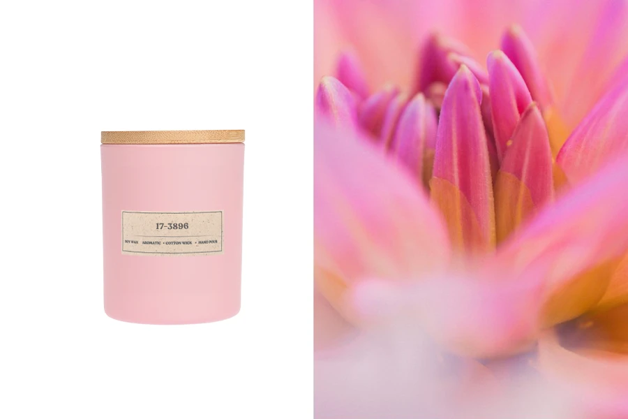 Ароматна свещ (140gr) 17-3896  с памучен фитил-изображение_продукт