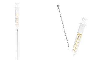 10 ml стъклена спринцовка с метална игла-1