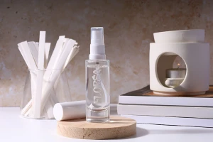 Прозрачна стъклена бутилка с гърловина 18/415-изображение_група