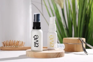 Пластмасова помпа за крем 18/410 с предпазен ринг и прозрачна пластмасова капачка-изображение_група