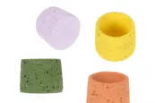 Цветни циментови буркани 80x60 mm за свещи Цветни циментови буркани 80x60 mm за свещи