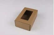 Картонена крафт кутия с прозорец 185x120x65 мм - 50 бр. в опаковка Картонена крафт кутия с прозорец 185x120x65 мм - 50 бр. в опаковка-изображение_360