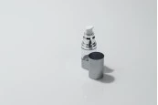 Пластмасова прозрачна Акрилна бутилка 15 мл Airless със сребриста капачка Пластмасова прозрачна Акрилна бутилка 15 мл Airless със сребриста капачка
