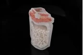 Пликове тип Doy Pack с цип във формата на буркан с размери 165x43x243 mm - в опаковка от 50 бр.