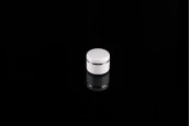 Пластмасово бяло акрилно бурканче 5 мл за крем с двойно дъно-изображение_360