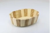 Дървена овална кошница с размери 225x178x60 mm Дървена овална кошница с размери 225x178x60 mm