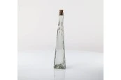 Стъклена декоративна бутилка с размери  58x60x300 - 180 ml