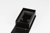 Черна луксозна кутия за бутилки за парфюм 50 мл, размери 139x89x45 mm