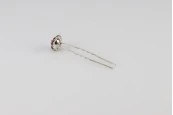 Декоративни метални брошки Роза с ширина 18 mm - 20 броя