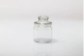 Стъклен буркан 150 мл , с размери 70x100 mm, със стъклена капачка Стъклен буркан 150 мл , с размери 70x100 mm, със стъклена капачка