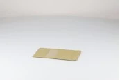Крафт опаковка тип DOY PACK  100x30x150 мм с цип и прозорец,  с външна и вътрешна облицовка прозрачна с възможност за термозапечатване - 100 бр.