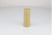 Кафява крафт кутия (вътрешно бяла), цилиндрична с размери 46x125 mm за бутилки - 12 бр Кафява крафт кутия (вътрешно бяла), цилиндрична с размери 46x125 mm за бутилки - 12 бр