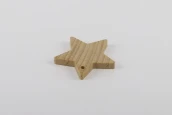 Дървена декоративна звезда с дупка - 25 бр-изображение_360