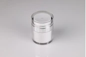 Пластмасов акрилен буркан 50 мл тип Airless с прозрачна капачка Пластмасов акрилен буркан 50 мл тип Airless с прозрачна капачка
