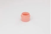 Стъклен буркан в розово матов цвят 15 мл -  без капачка-изображение_360