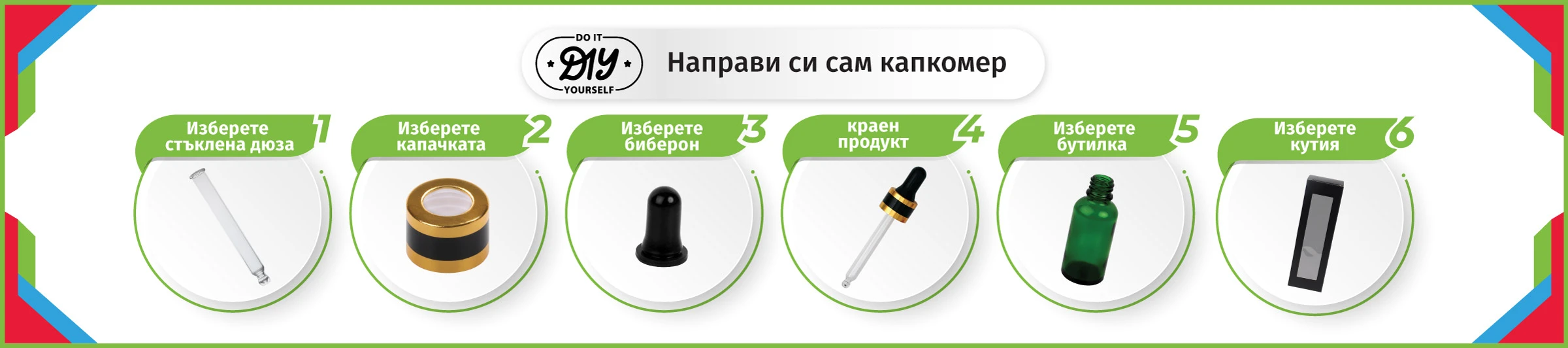 Бутилки за етерични масла 